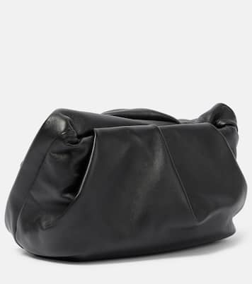 Clutch Rose aus Leder in Schwarz - Burberry | Mytheresa 