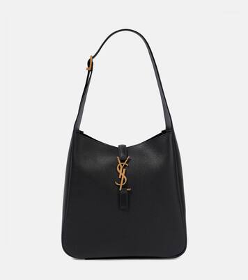 Schultertasche Le 5 à 7 Small aus Leder in Schwarz - Saint Laurent  