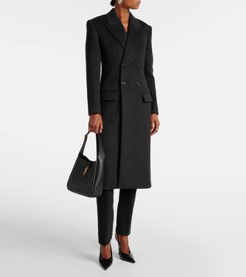 Schultertasche Le 5 à 7 Small aus Leder in Schwarz - Saint Laurent  