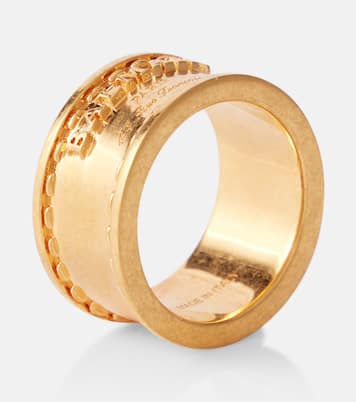 Ring Balmain Signature in Gold - Balmain | Mytheresa 