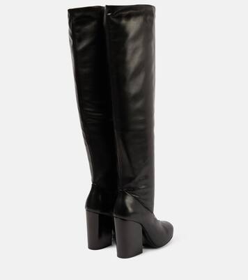 Overknee-Stiefel aus Leder | Lemaire