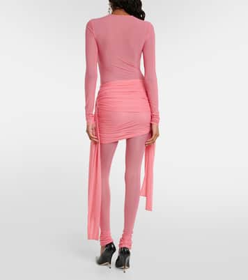 Ruched jersey mini skirt | Blumarine