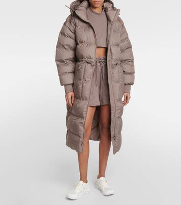 Daunenmantel in Grau - Adidas By Stella Mc Cartney | Mytheresa 