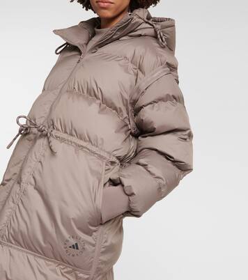 Daunenmantel in Grau - Adidas By Stella Mc Cartney | Mytheresa 