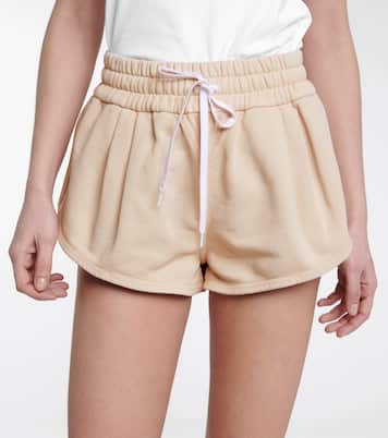 Cotton jersey shorts | Miu Miu