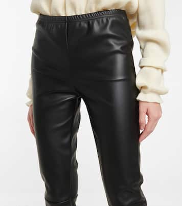 Faux leather leggings | MM6 Maison Margiela