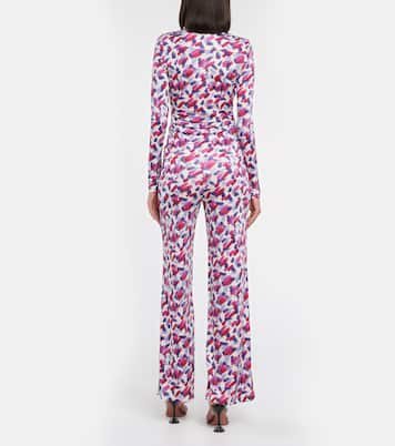 Cabaret printed straight-leg pants | Rotate Birger Christensen