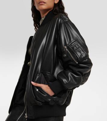 Faux leather bomber jacket | Stella McCartney