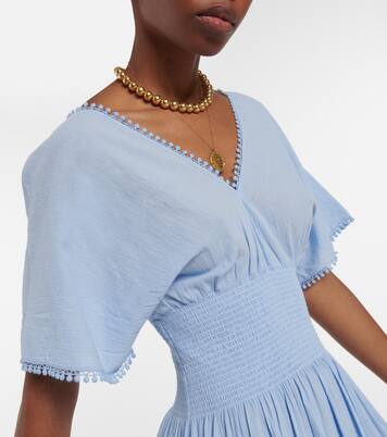 Maxikleid Misty Lagoon aus Baumwolle | Heidi Klein