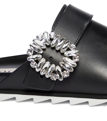 Slidy Viv' leather mules | Roger Vivier
