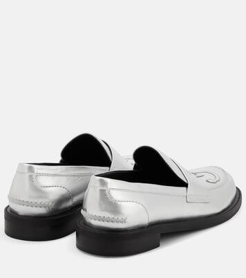 Anchor leather loafers | JW Anderson