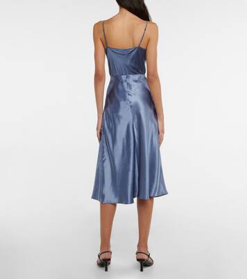 Leisure Coimbra satin midi skirt | Max Mara