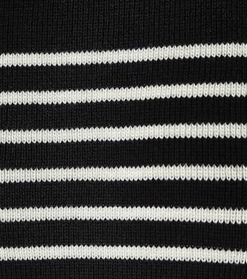 Striped cotton and wool sweater | Saint Laurent
