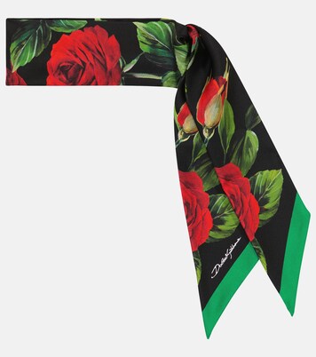 silk scarf dolce gabbana