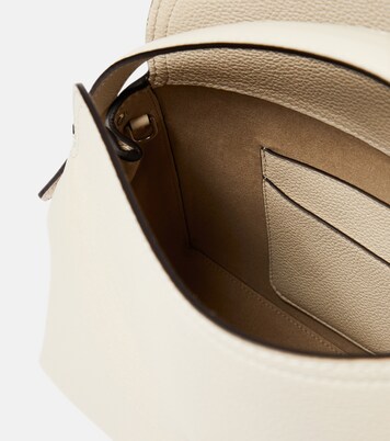 T Lock Medium Leather Tote Bag in White - Toteme Mytheresa