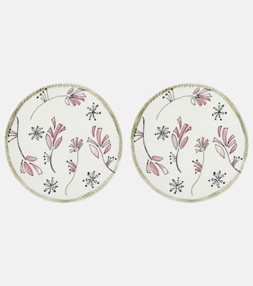 x Marni Fiore Rosa set of 2 dessert plates | Serax