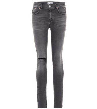 Balenciaga - Distressed skinny jeans - mytheresa.com