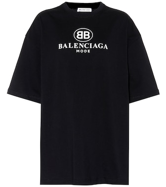 Balenciaga - Printed cotton T-shirt - mytheresa.com