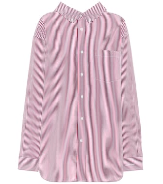 Balenciaga - قميص مخطط من القطن - mytheresa.com