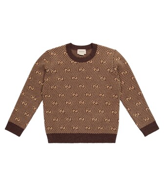 children's gg wool cardigan