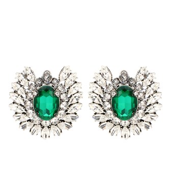 Balenciaga - 水晶缀饰耳环 - mytheresa.com