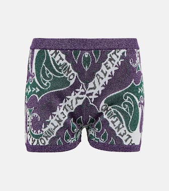 Valentino - High-rise printed shorts - mytheresa.com
