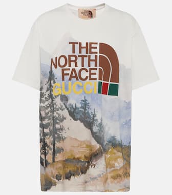 Gucci X The North Face Cotton Blend Shorts Mytheresa