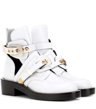 Balenciaga - Bottines en cuir Ceinture - mytheresa.com