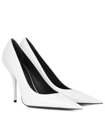 Balenciaga - Leather pumps - mytheresa.com