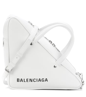 Balenciaga - Triangle Duffle leather tote - mytheresa.com
