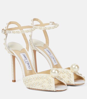 Jimmy Choo - Verzierte Sandalen Sacora 100 - mytheresa.com
