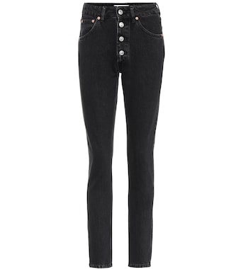 Balenciaga - High-rise jeans - mytheresa.com