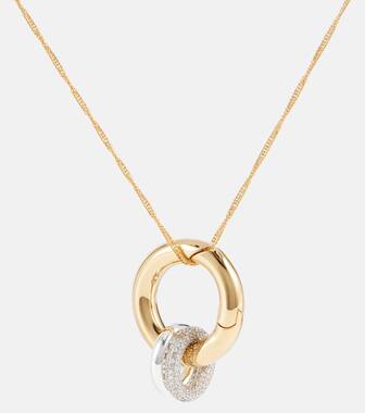 Jil Sander - Collana con pendente e cristalli - mytheresa.com