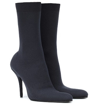 Balenciaga - Stretch-jersey ankle boots - mytheresa.com