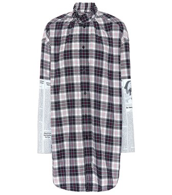 Balenciaga - Checked cotton shirt - mytheresa.com