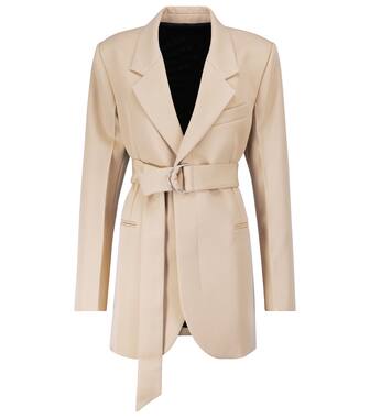 Ami Paris - Long wool gabardine blazer - mytheresa.com
