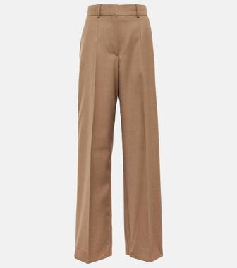 Burberry - Pantalon ample Jane en laine vierge - mytheresa.com
