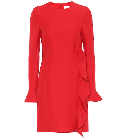 Virgin wool and silk dress