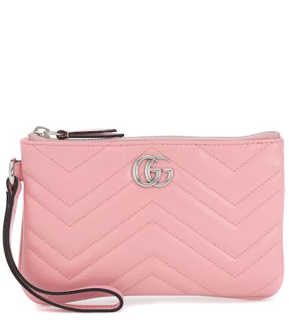 gg marmont micro leather shoulder bag