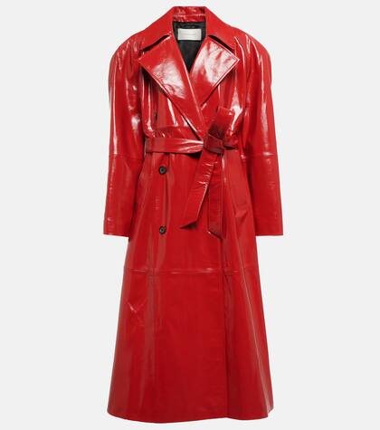 magda butrym leather coat