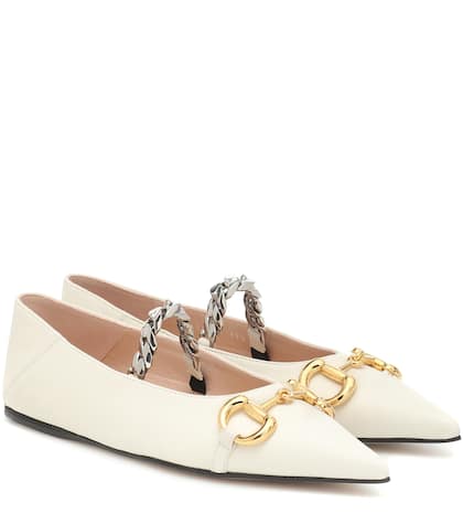 gucci ballet flat with bow
