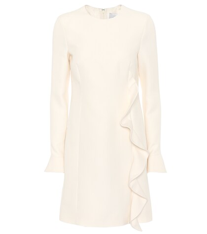 Wool and silk-blend dress