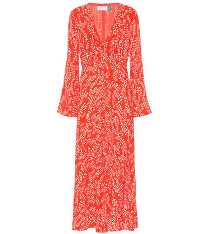 rixo red tiger dress