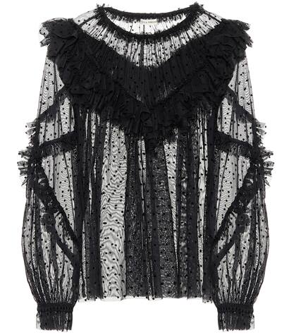 Dita polka-dot blouse