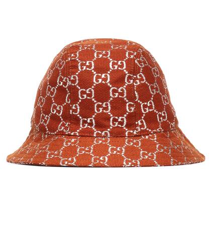gucci raffia bucket hat