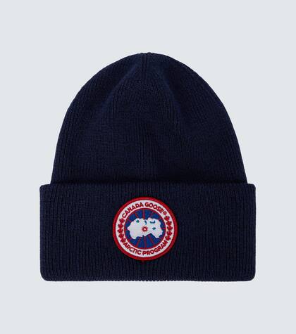 canada goose navy beanie