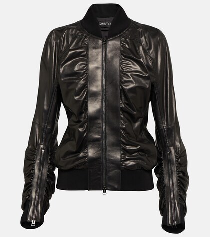 Saint Laurent - Leather biker jacket 