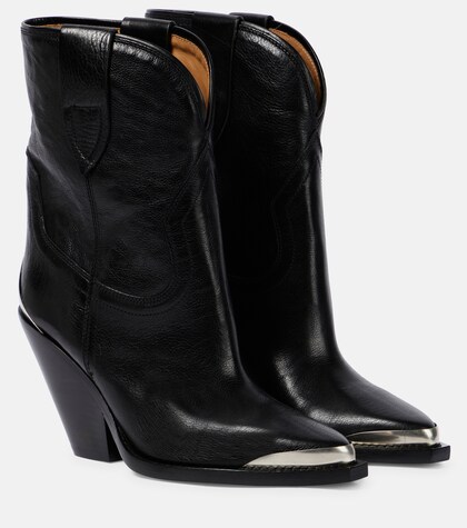 isabel marant white cowboy boots