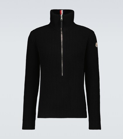 Moncler - Zipped cotton jersey hoodie 