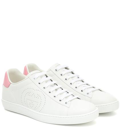 gucci fur tennis shoes